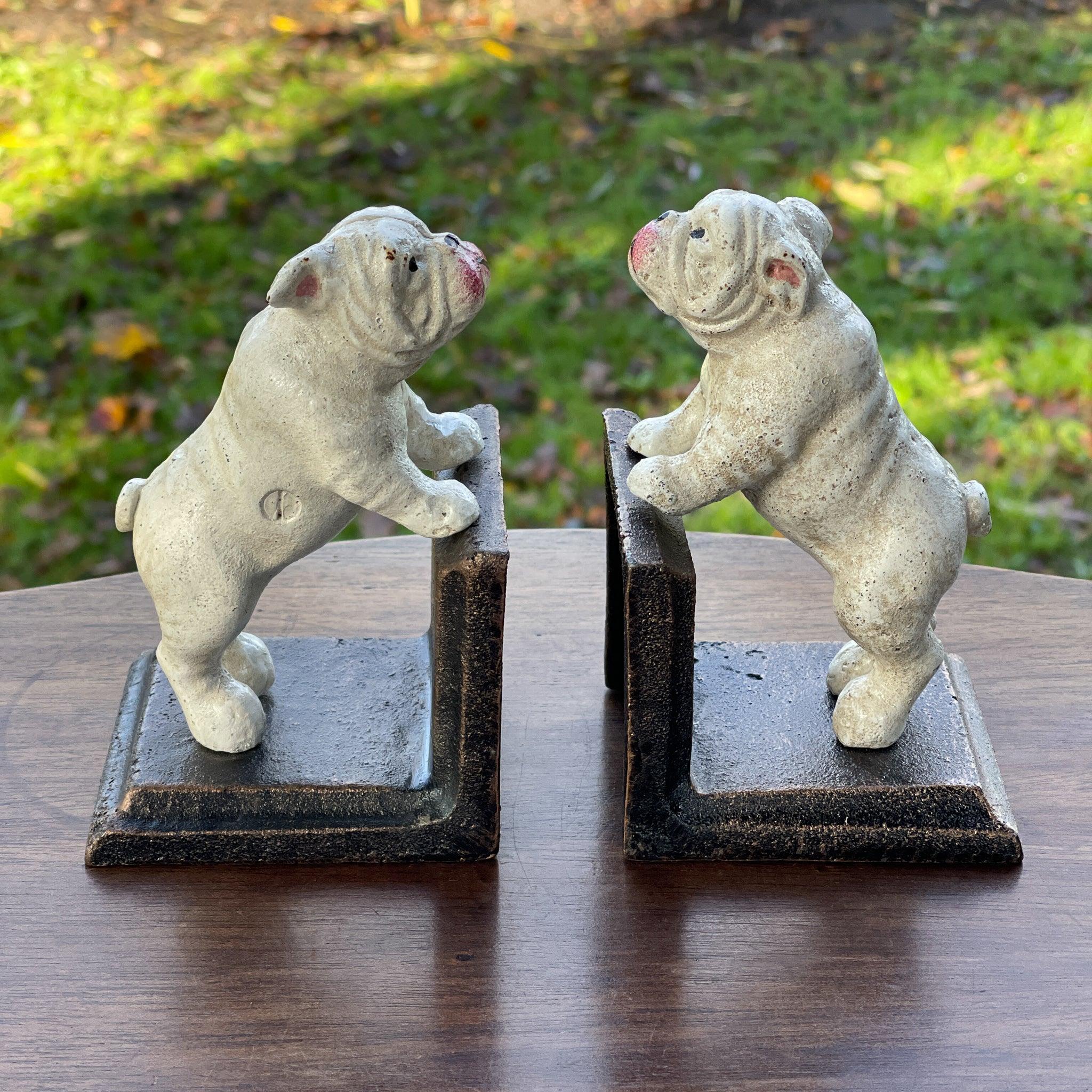 Gietijzeren boekensteunen Bulldogs - The Collectionist