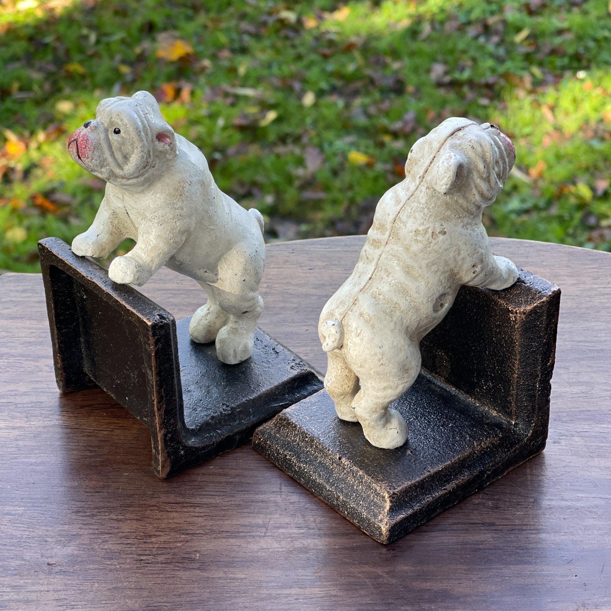 Gietijzeren boekensteunen Bulldogs - The Collectionist