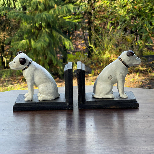 Gietijzeren boekensteunen Hond - Bamestra Curiosa