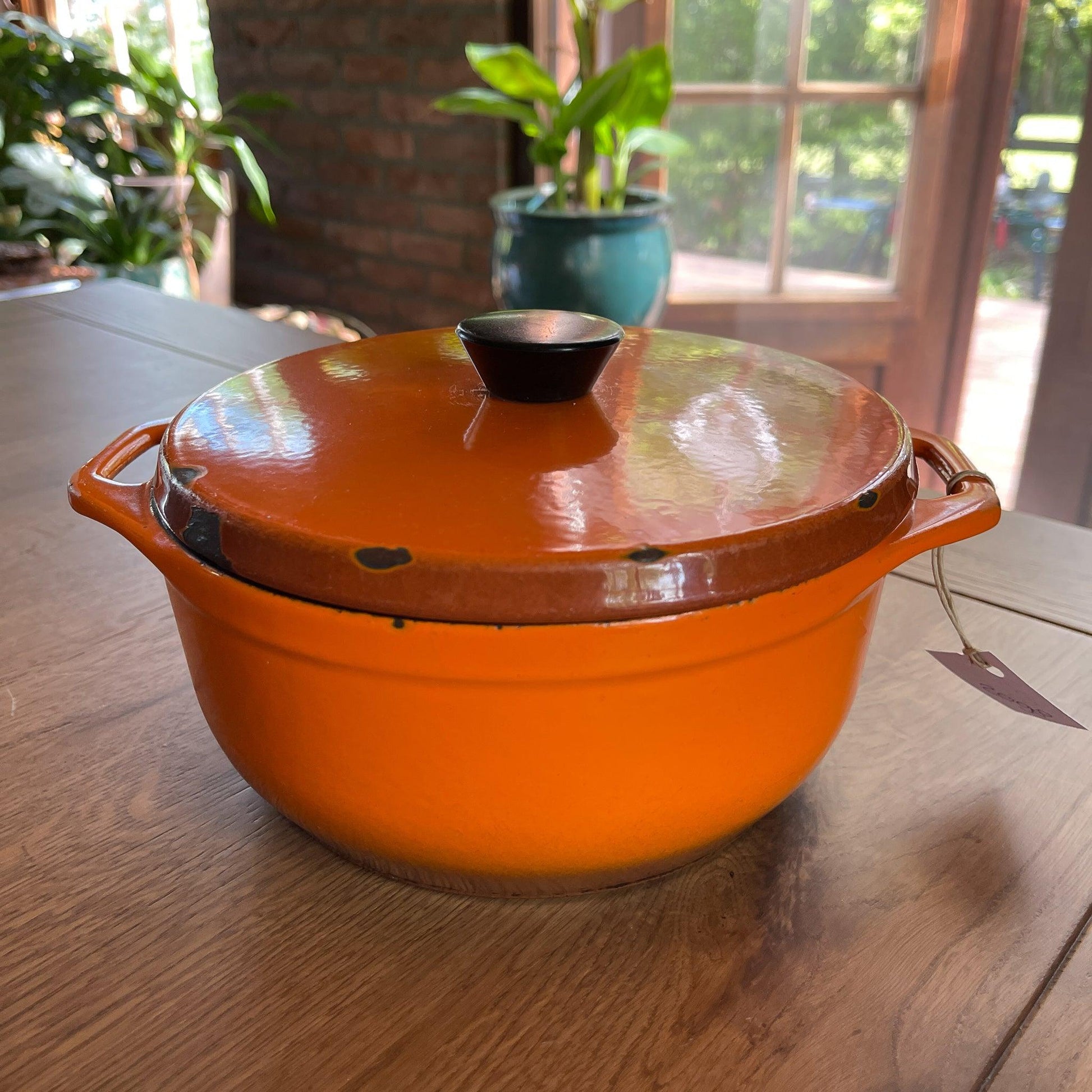 Gietijzeren Emalco braadpan met emaille deksel - Bamestra Curiosa