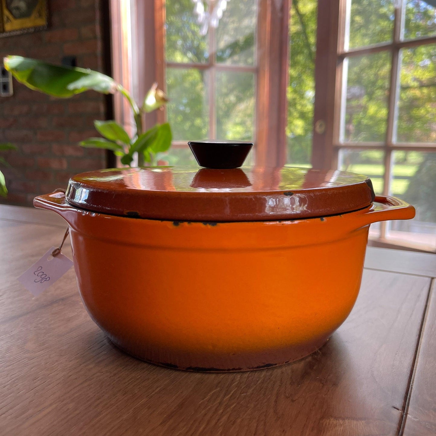 Gietijzeren Emalco braadpan met emaille deksel - Bamestra Curiosa