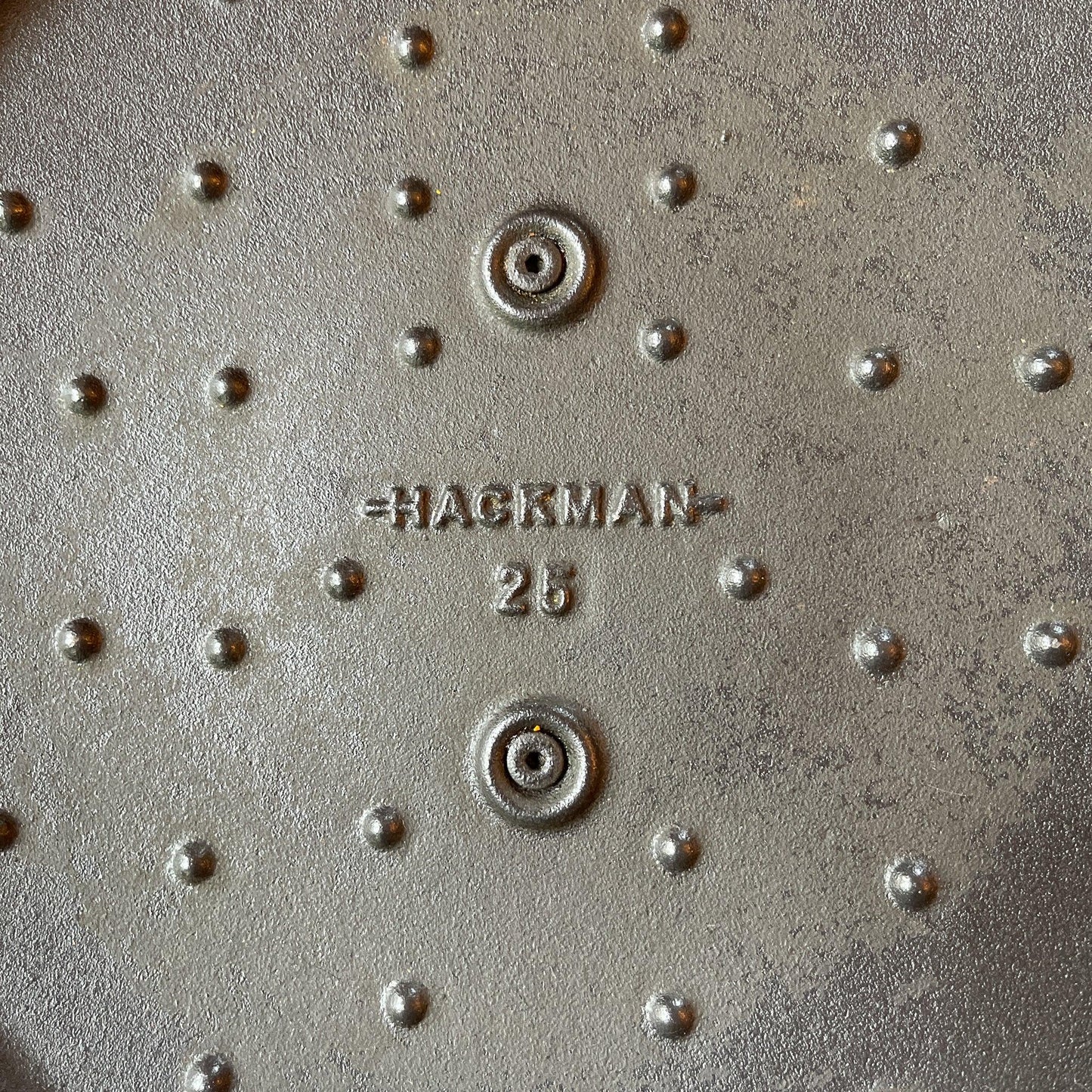 Gietijzeren geëmailleerde braadpan van Hackman - Bamestra Curiosa