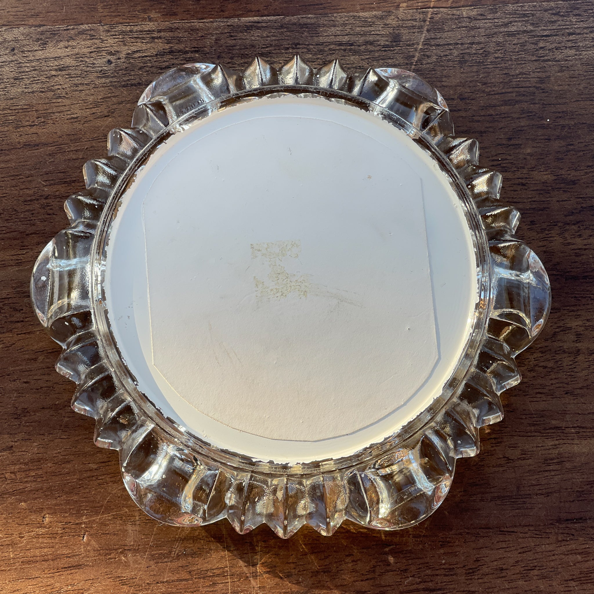 Glazen asbak Autobedrijf W. van Kleef - The Collectionist