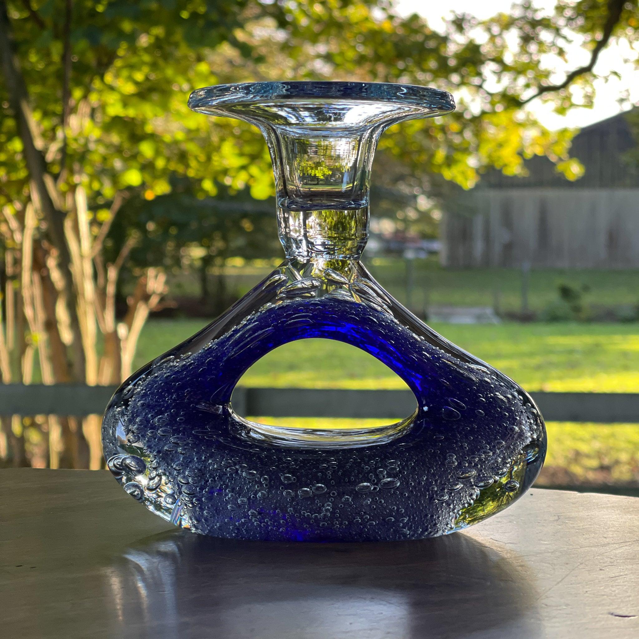 Glazen kandelaar Murano stijl - The Collectionist
