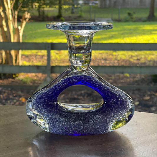 Glazen kandelaar Murano stijl - Bamestra Curiosa