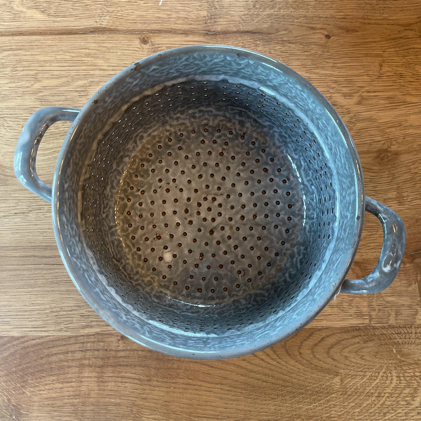 Grijs gewolkt emaille inzet - Bamestra Curiosa