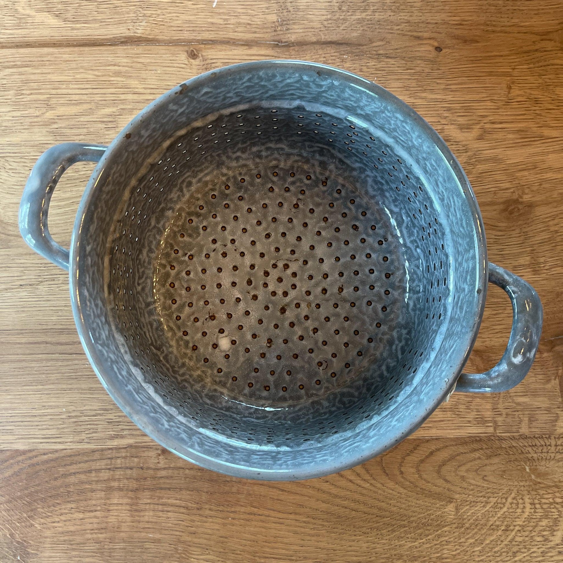 Grijs gewolkt emaille inzet - Bamestra Curiosa