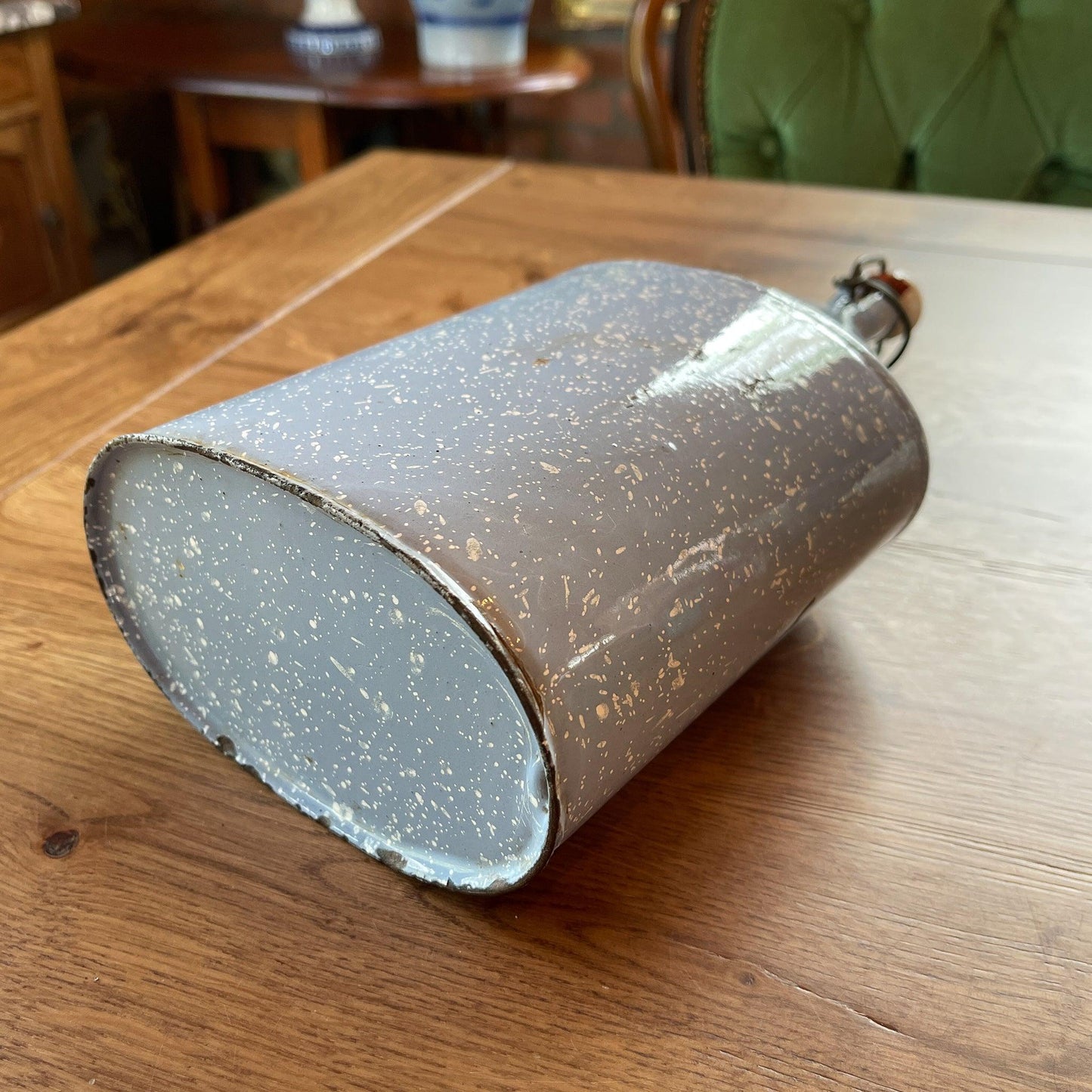 Grijs gewolkte emaille veldfles - Bamestra Curiosa