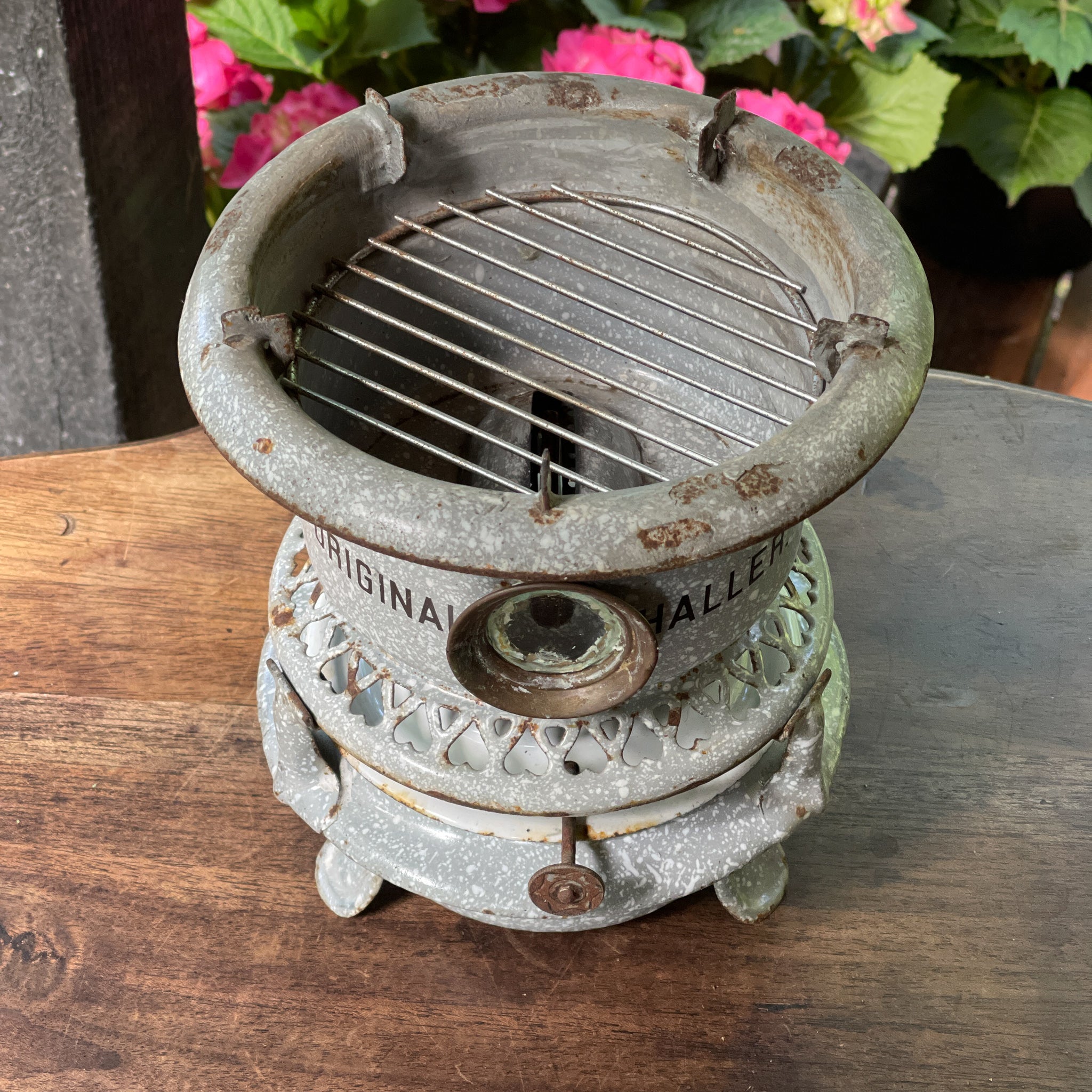 Grijs Gewolkte Original Haller Petroleumstel - The Collectionist