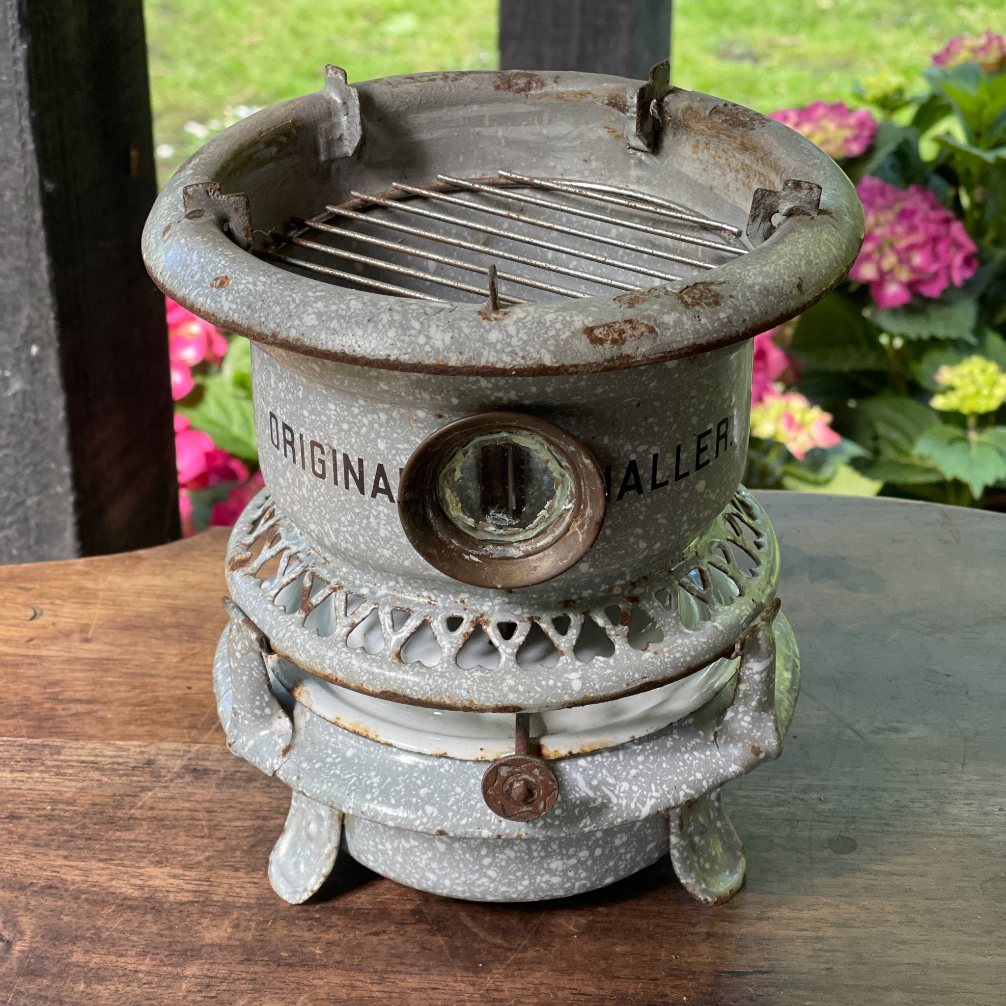 Grijs Gewolkte Original Haller Petroleumstel - The Collectionist