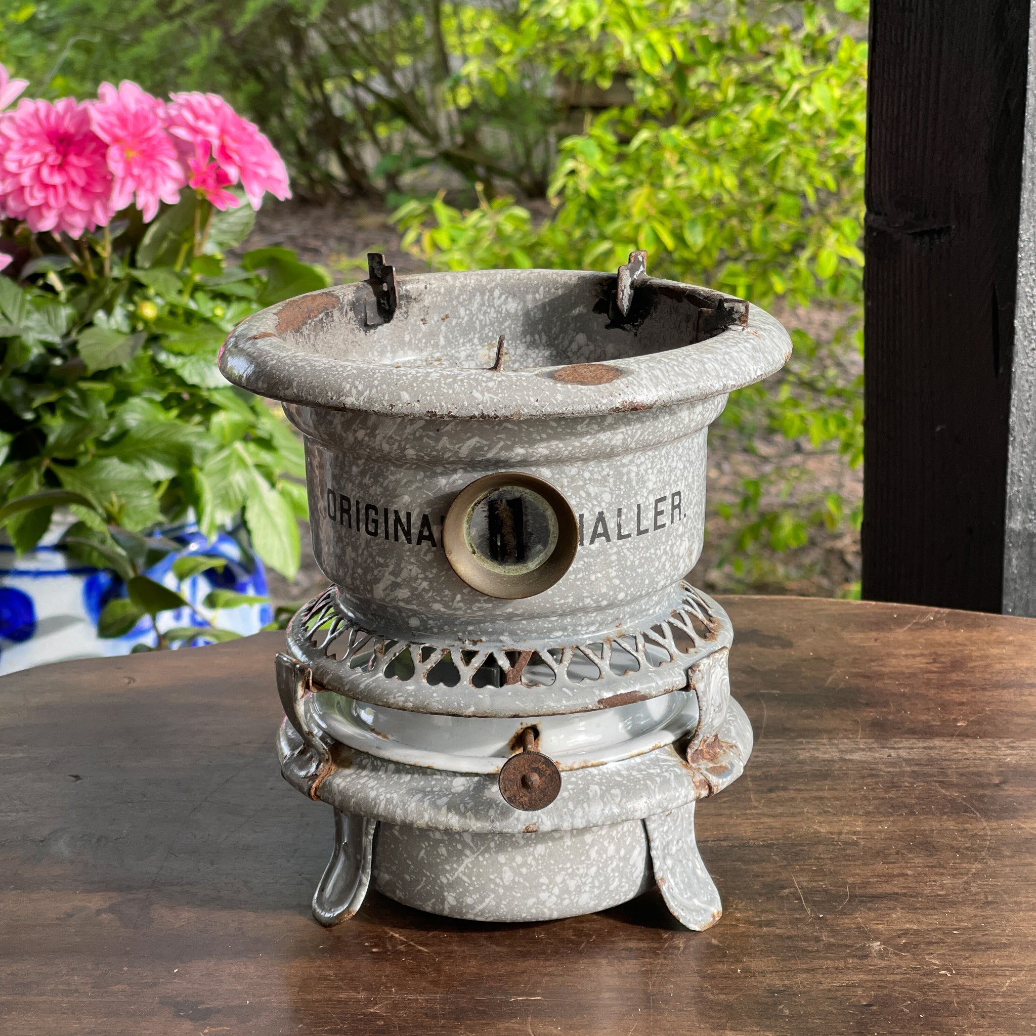 Grijs Gewolkte Original Haller Petroleumstel - The Collectionist