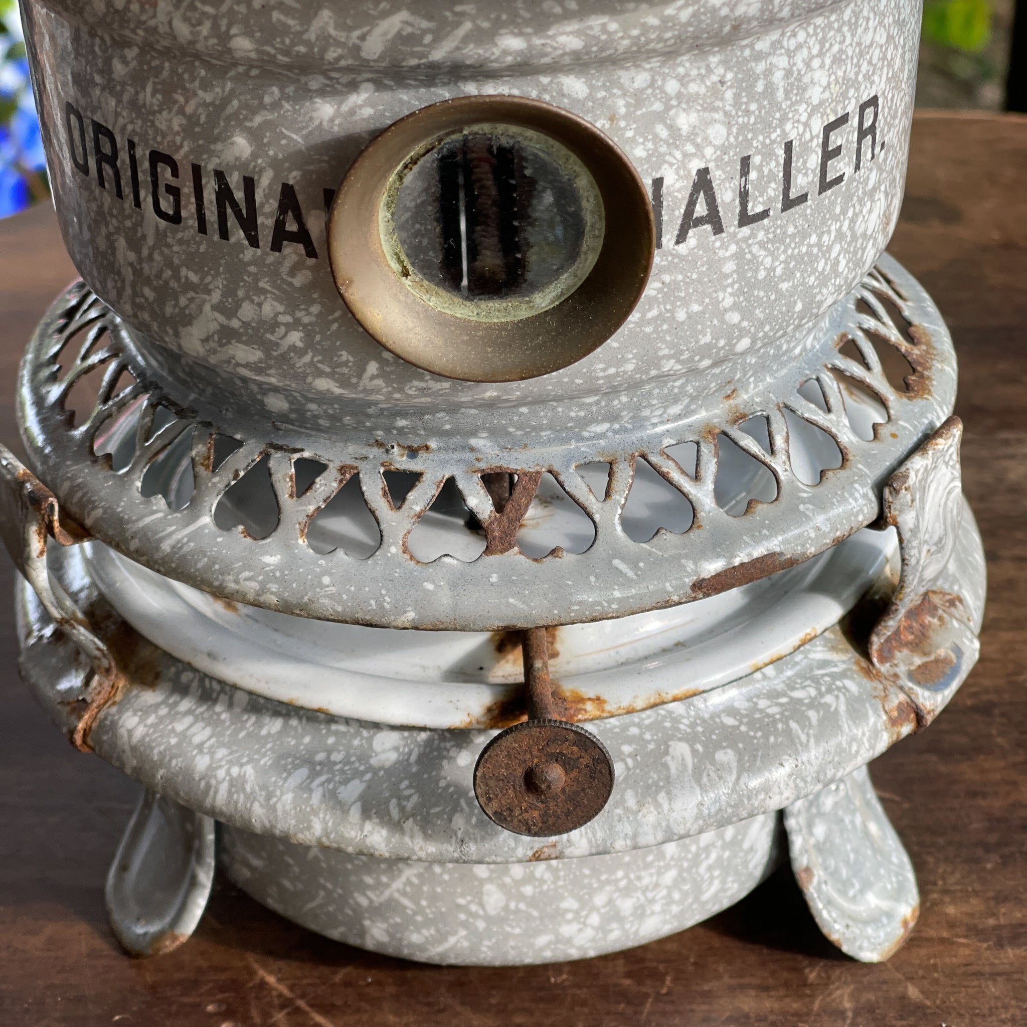 Grijs Gewolkte Original Haller Petroleumstel - The Collectionist