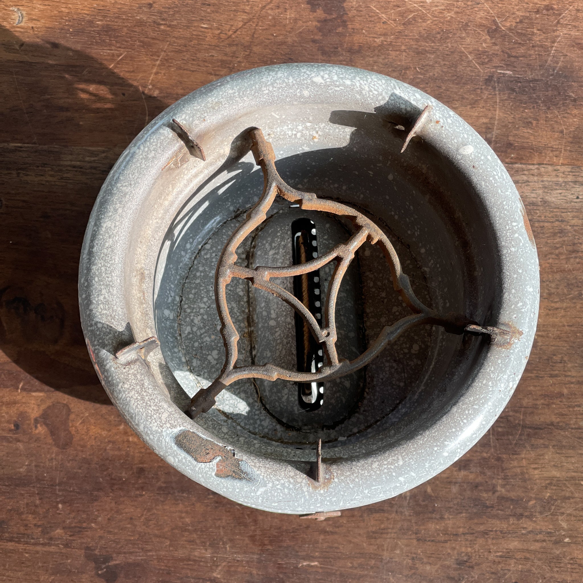 Grijs Gewolkte Original Haller Petroleumstel - The Collectionist