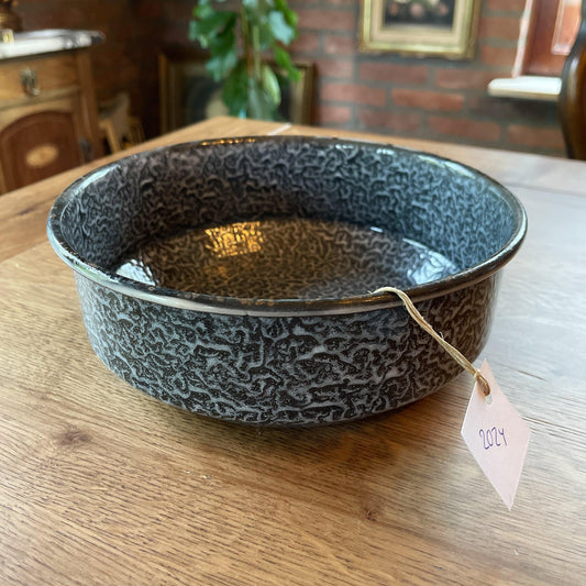 Grijze emaille schaal - Bamestra Curiosa