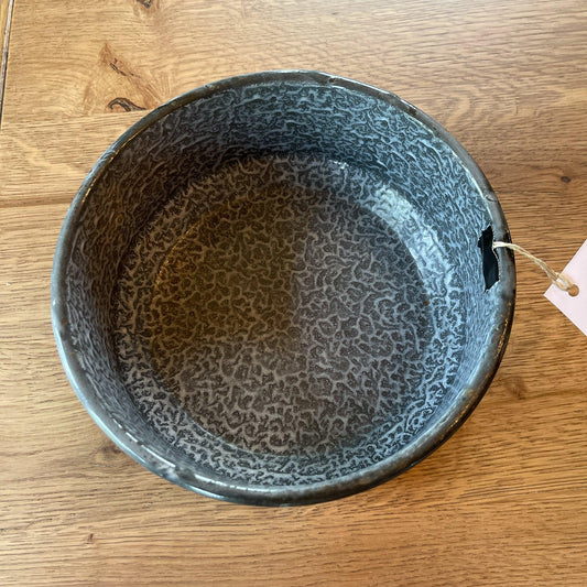 Grijze emaille schaal - Bamestra Curiosa