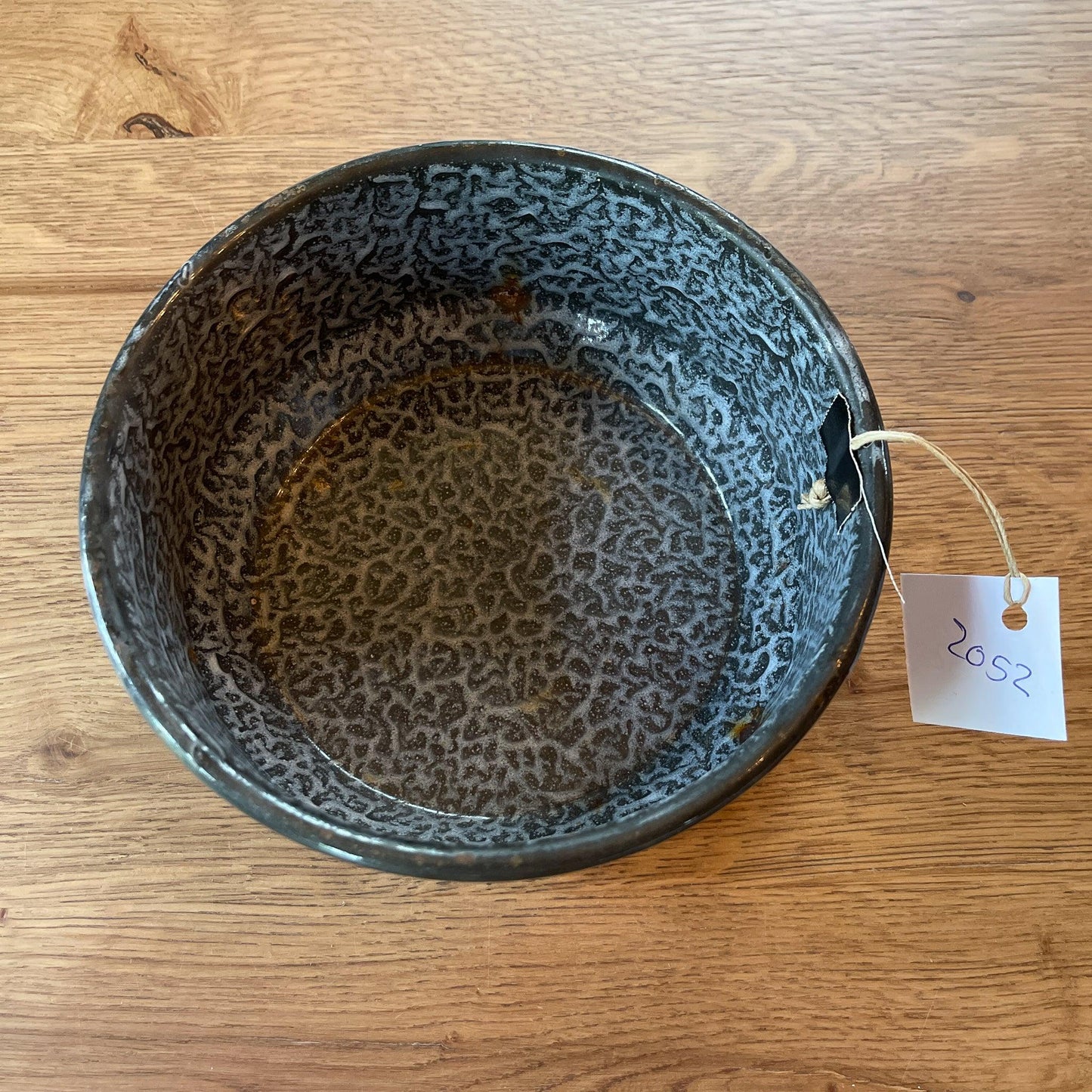 Grijze emaille schaal - Bamestra Curiosa