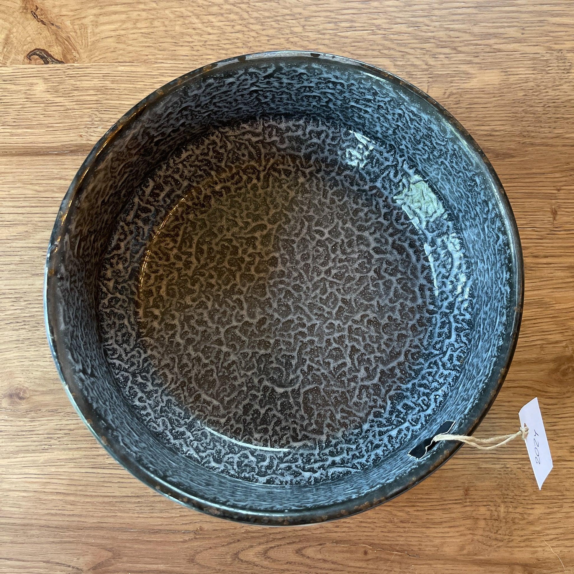 Grijze emaille schaal - Bamestra Curiosa