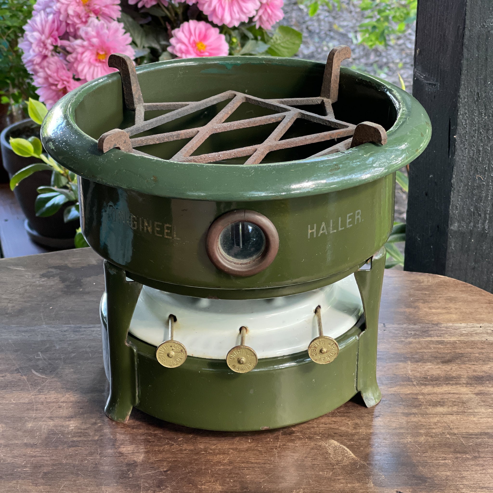 Groene 3 Pits Original Haller Petroleumstel - The Collectionist