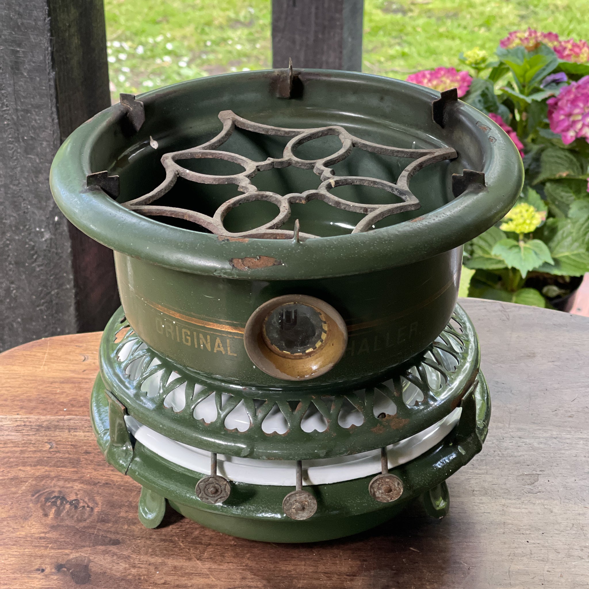 Groene 3 Pits Original Haller Petroleumstel - The Collectionist