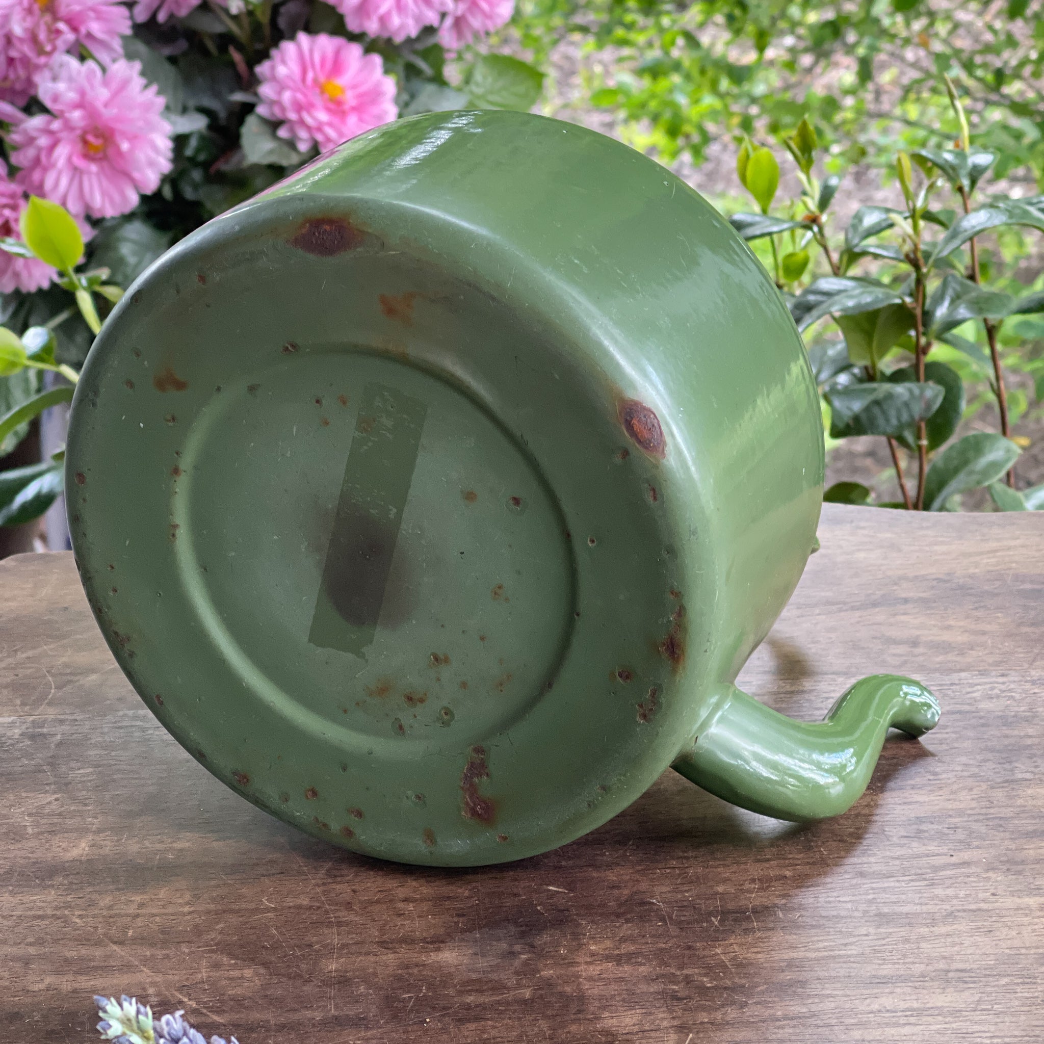 Groene Emaille Ketel - The Collectionist