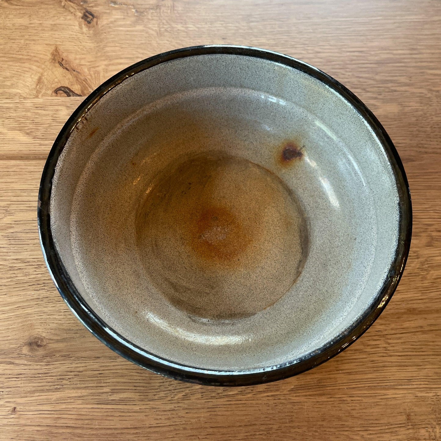 Groene emaille schaal - Bamestra Curiosa