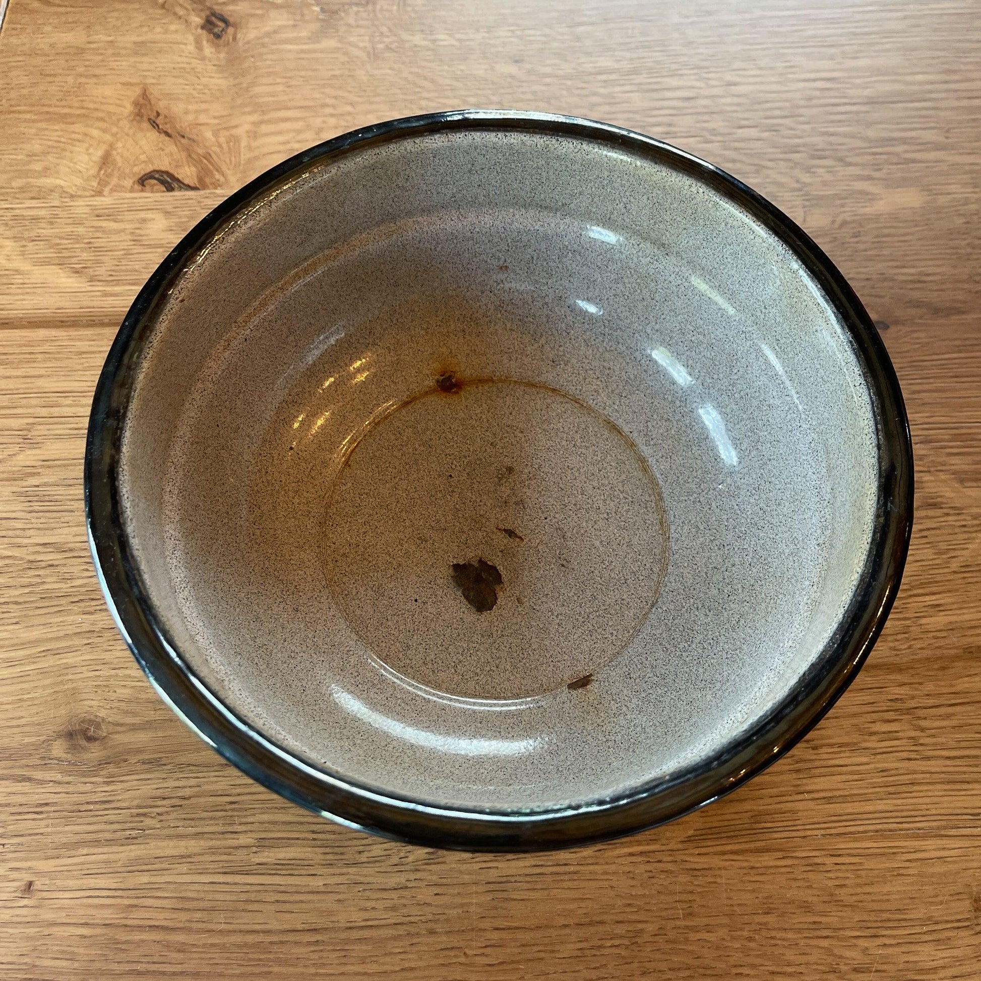 Groene emaille schaal - Bamestra Curiosa