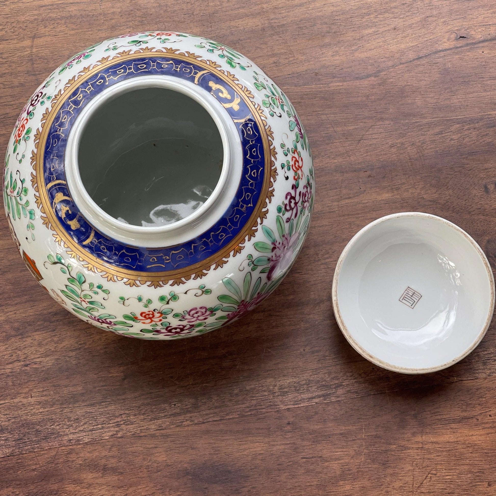 Grote antieke Chinese gemberpot - Bamestra Curiosa