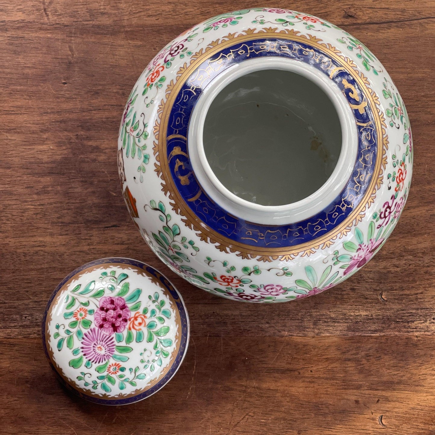 Grote antieke Chinese gemberpot - Bamestra Curiosa