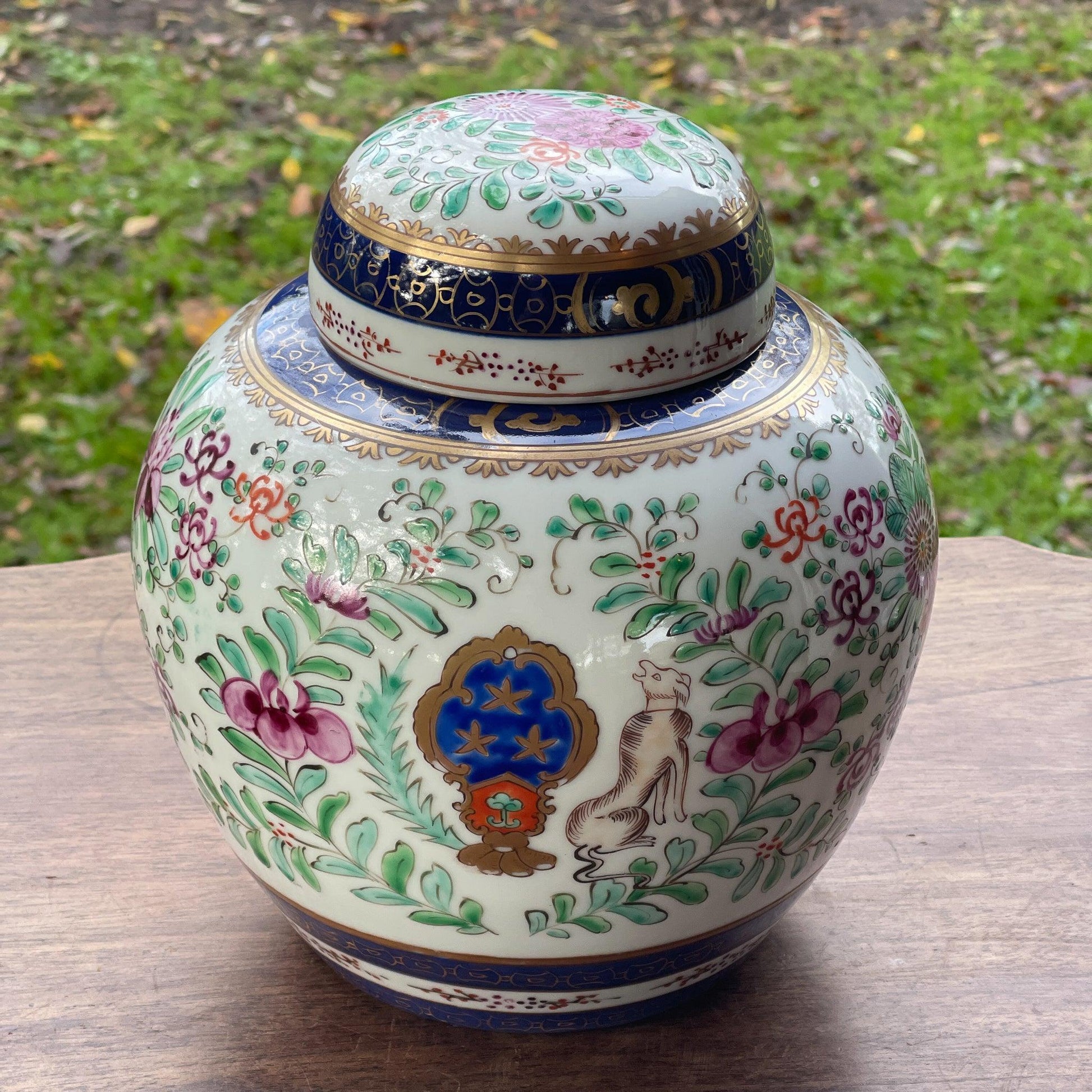 Grote antieke Chinese gemberpot - Bamestra Curiosa