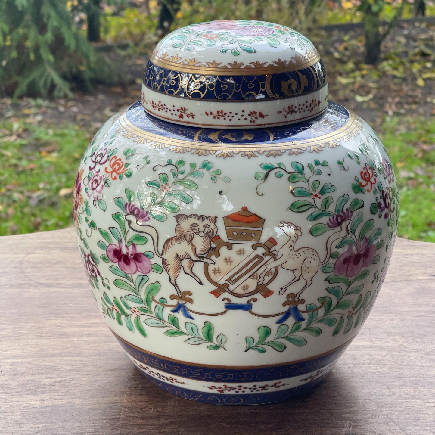 Grote antieke Chinese gemberpot - Bamestra Curiosa