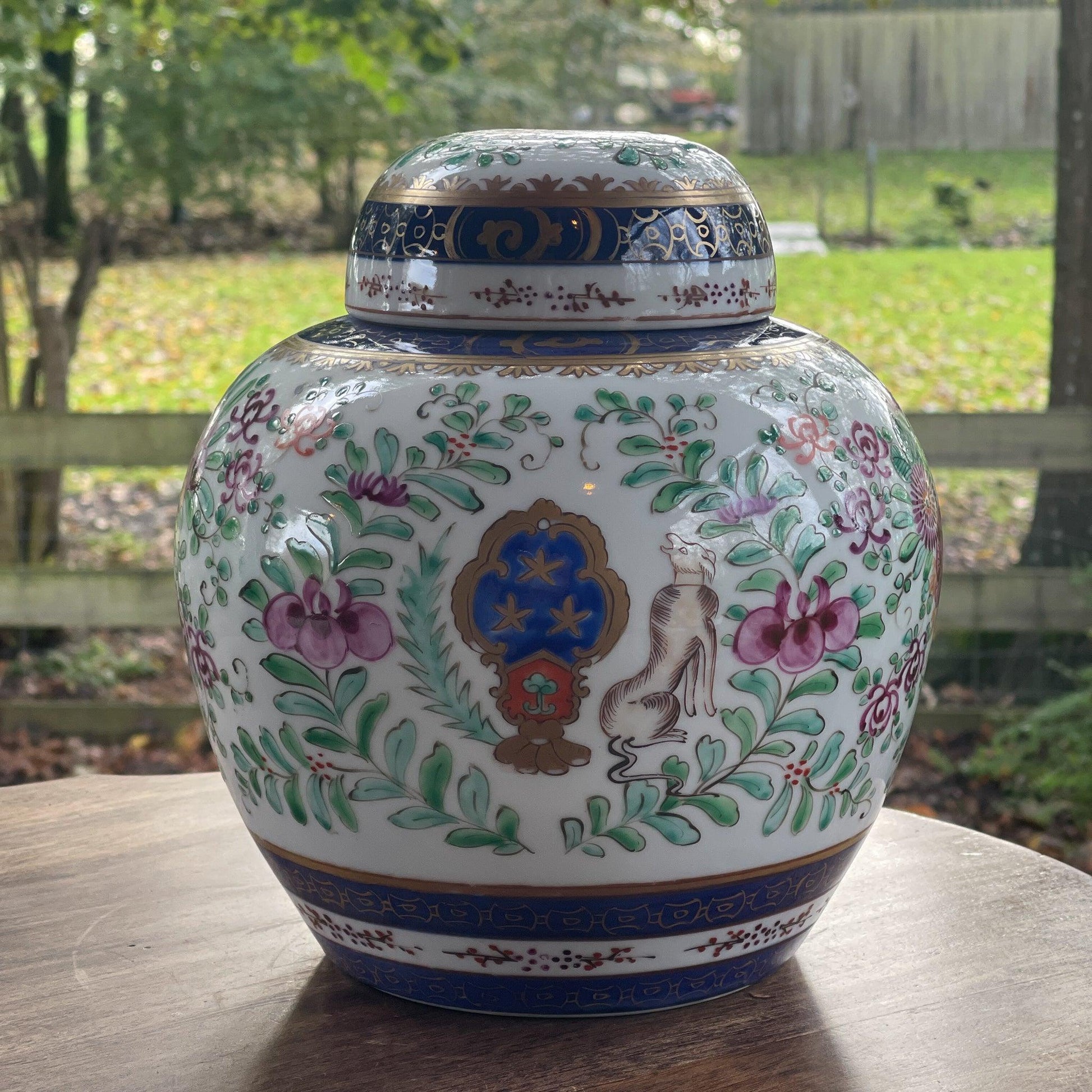 Grote antieke Chinese gemberpot - Bamestra Curiosa