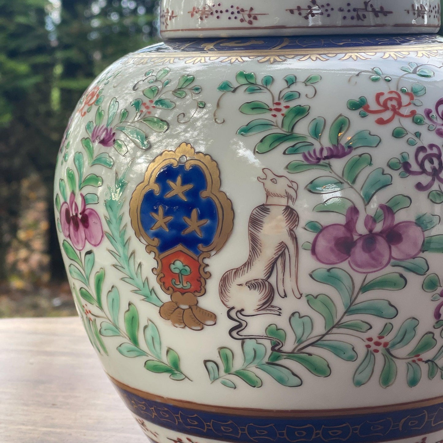 Grote antieke Chinese gemberpot - Bamestra Curiosa