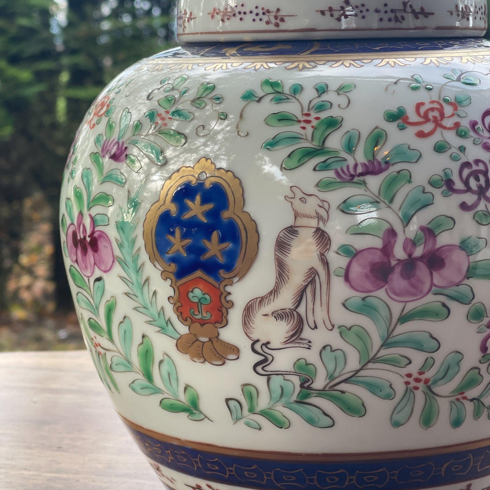 Grote antieke Chinese gemberpot - Bamestra Curiosa