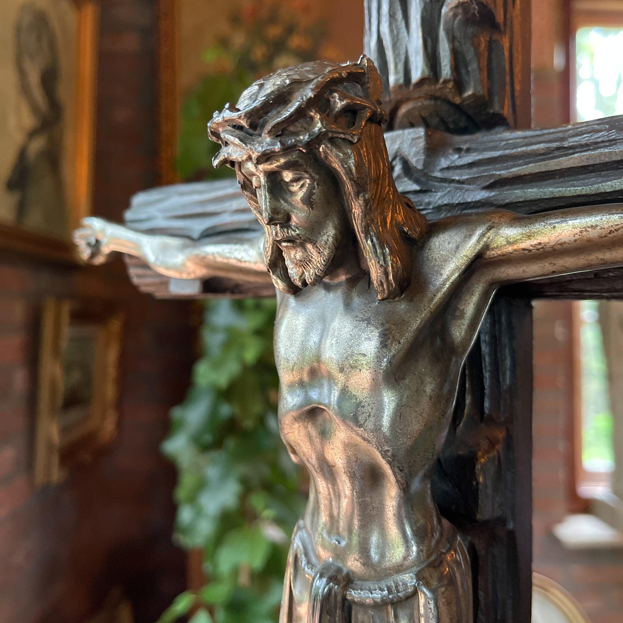 Grote antieke crucifix - The Collectionist