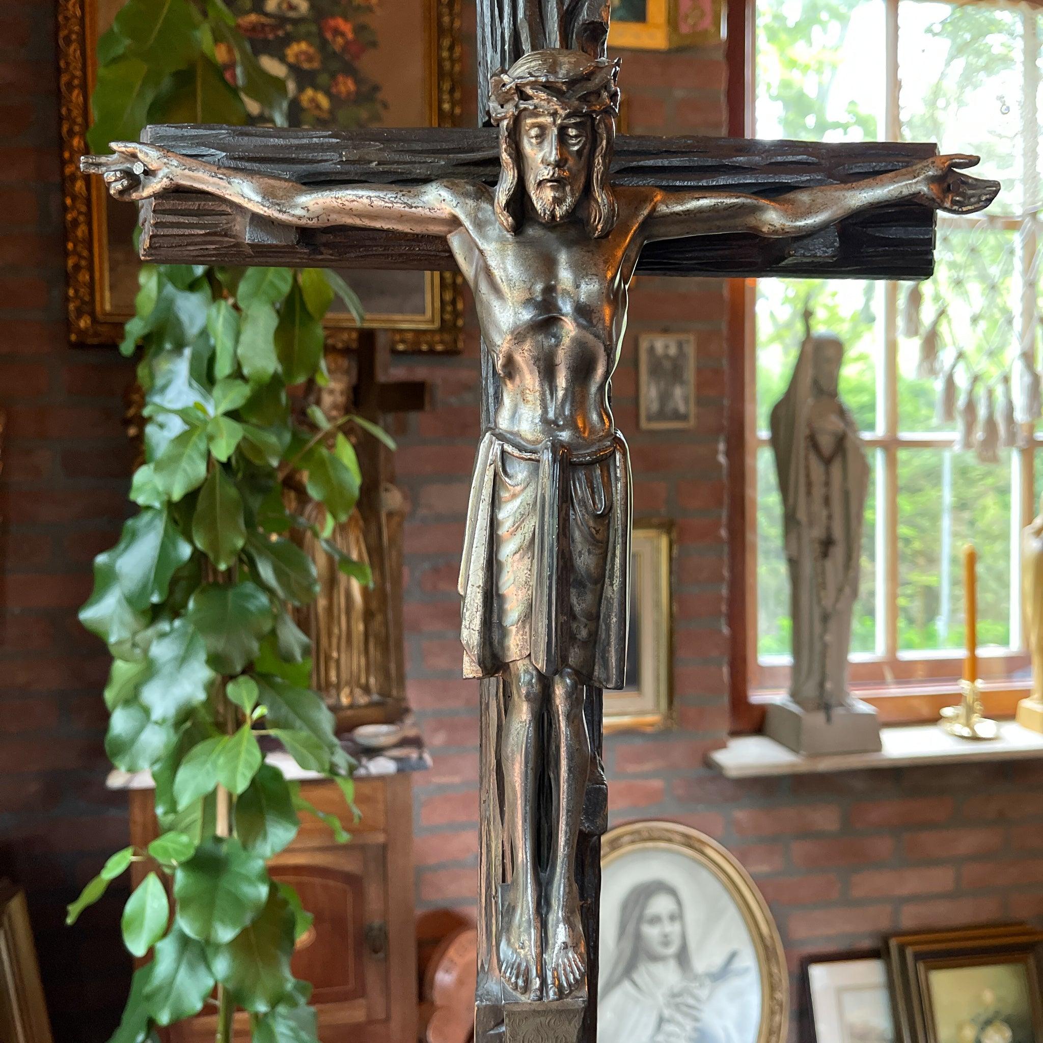 Grote antieke crucifix - The Collectionist