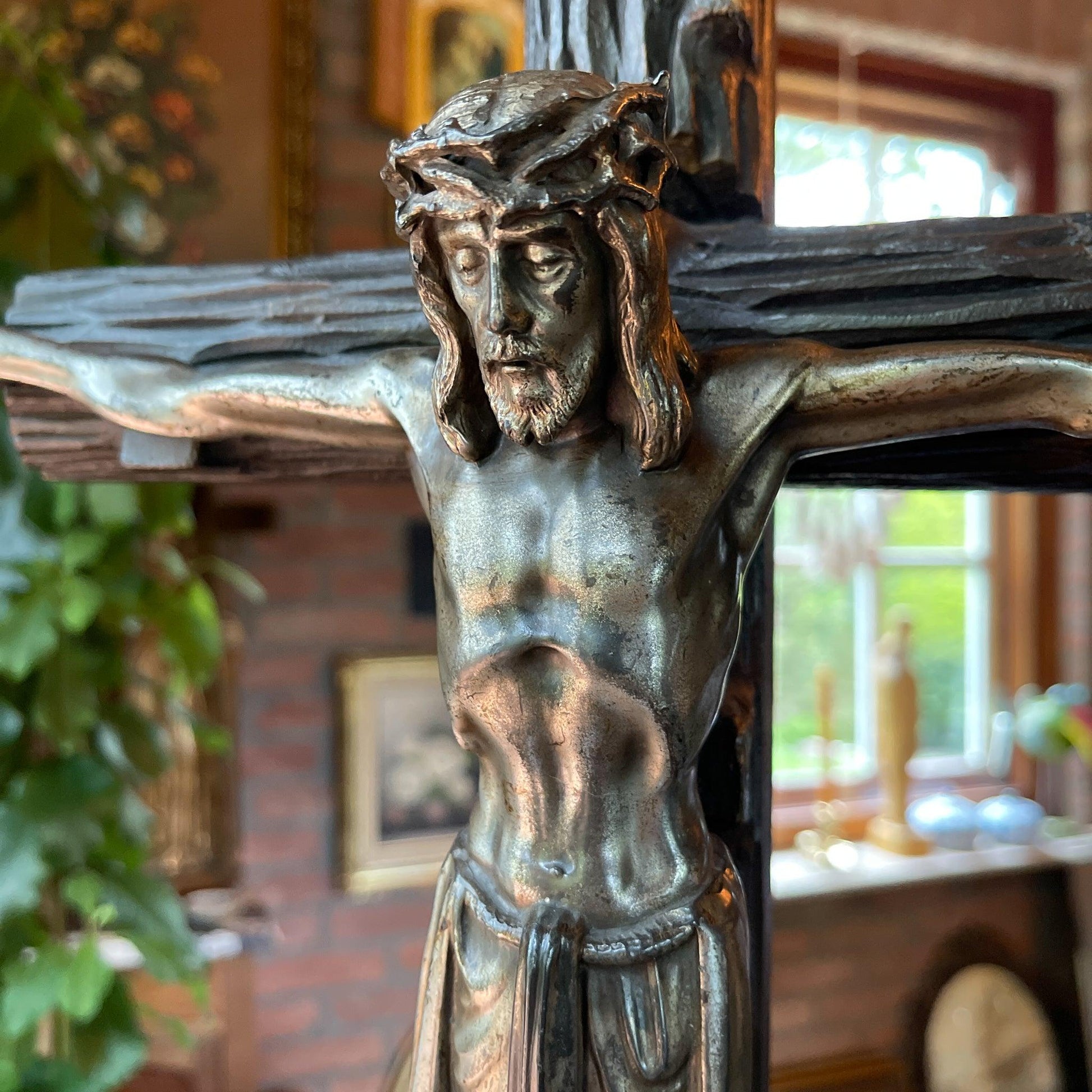 Grote antieke crucifix - Bamestra Curiosa