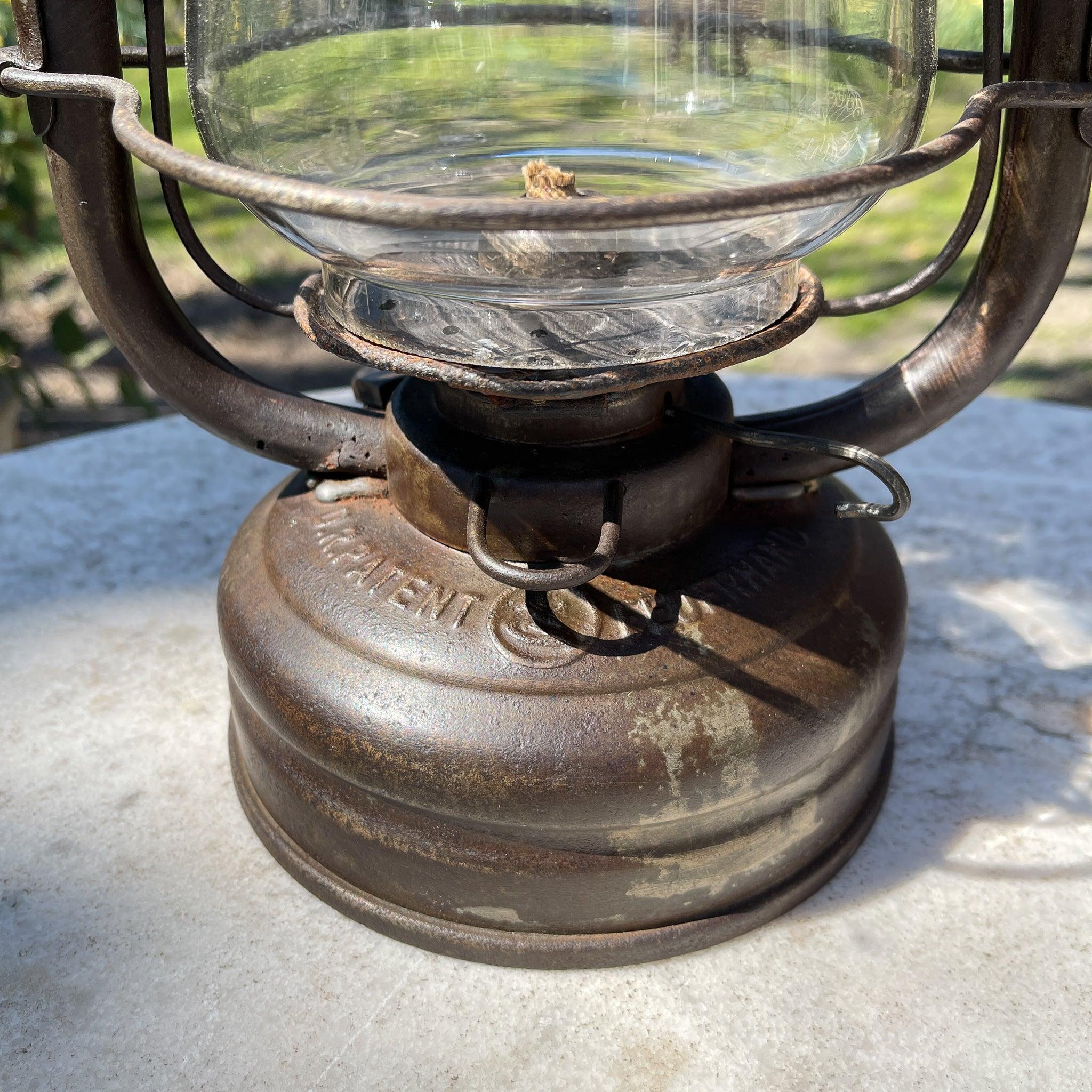 Grote antieke Feuerhand stormlantaarn petroleum lamp - The Collectionist