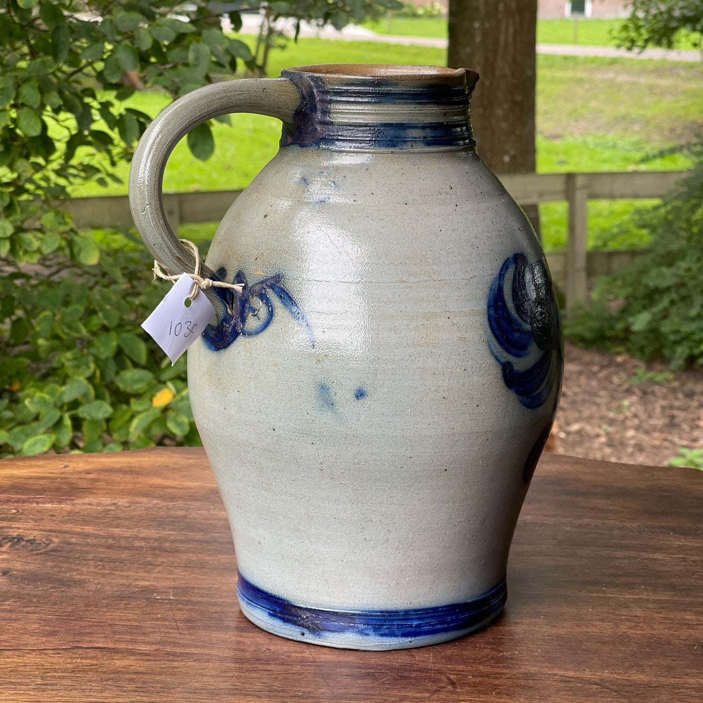 Grote antieke Keulse aardewerk kan / vaas - Bamestra Curiosa