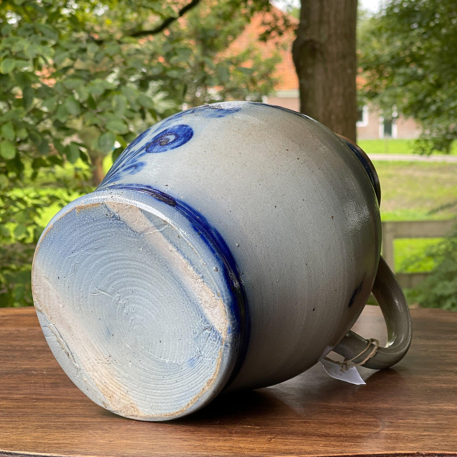 Grote antieke Keulse aardewerk kan / vaas - Bamestra Curiosa