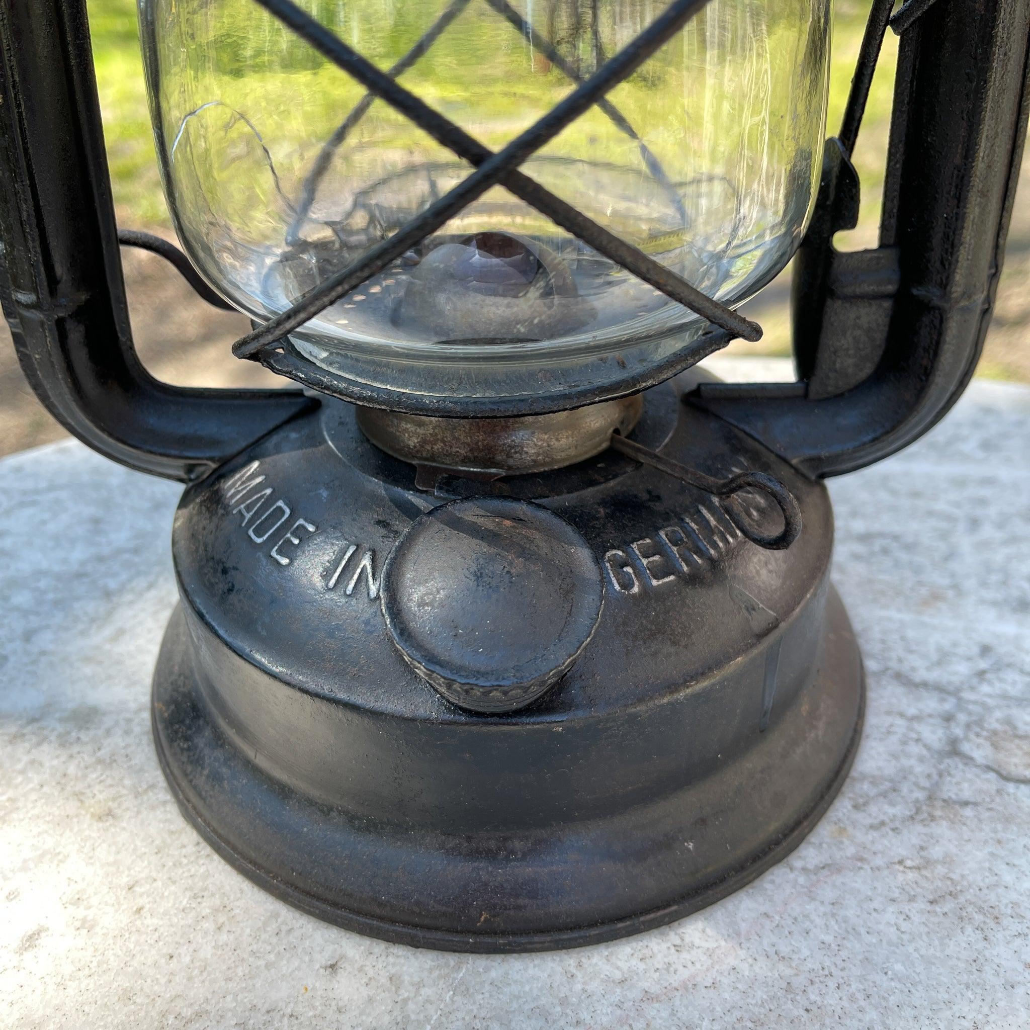 Grote antieke stormlantaarn petroleum lamp Frowo 340 - The Collectionist