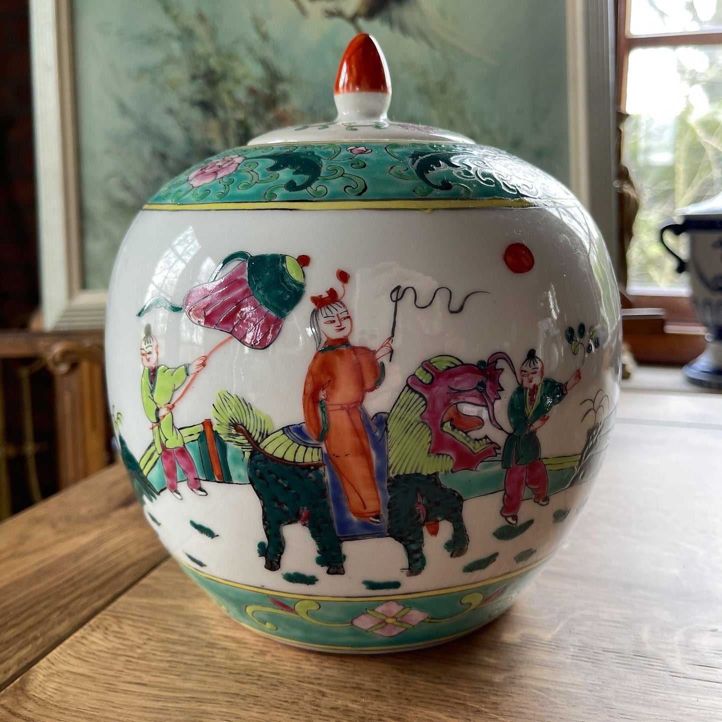 Grote Chinese gemberpot - Bamestra Curiosa