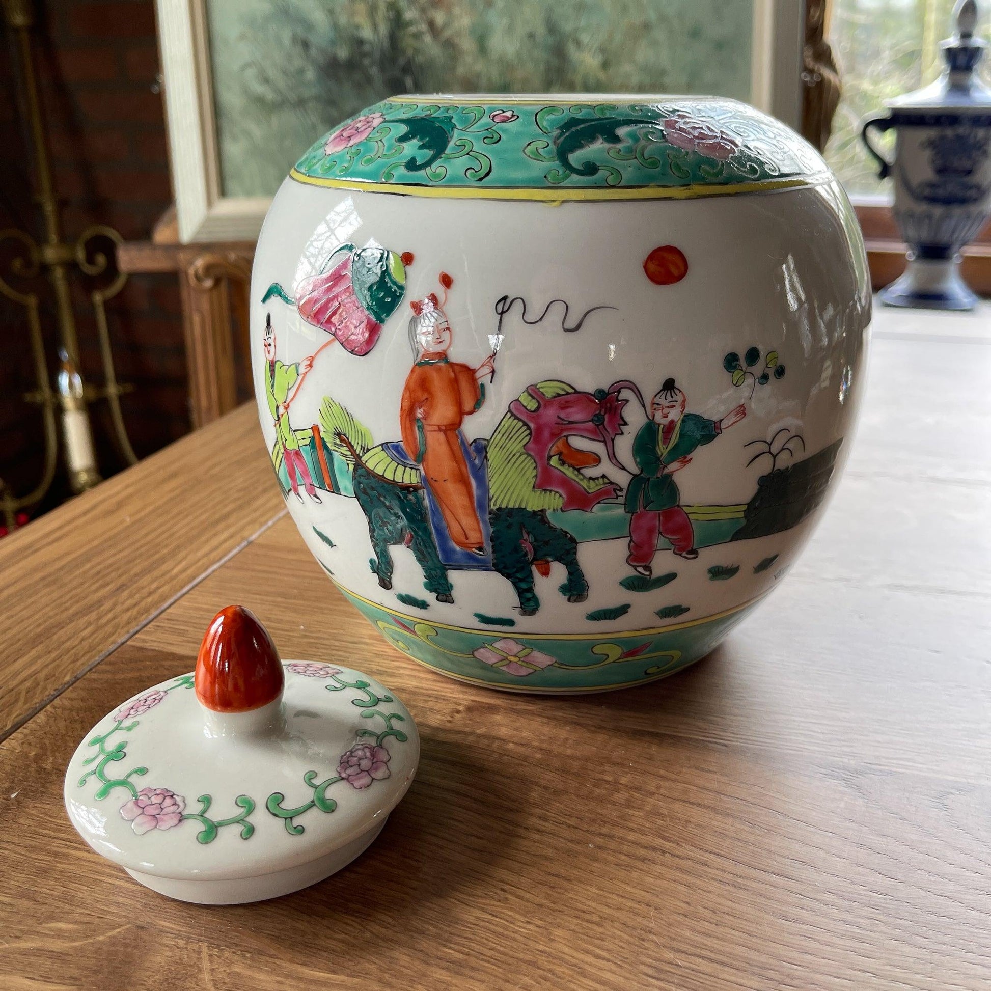 Grote Chinese gemberpot - Bamestra Curiosa