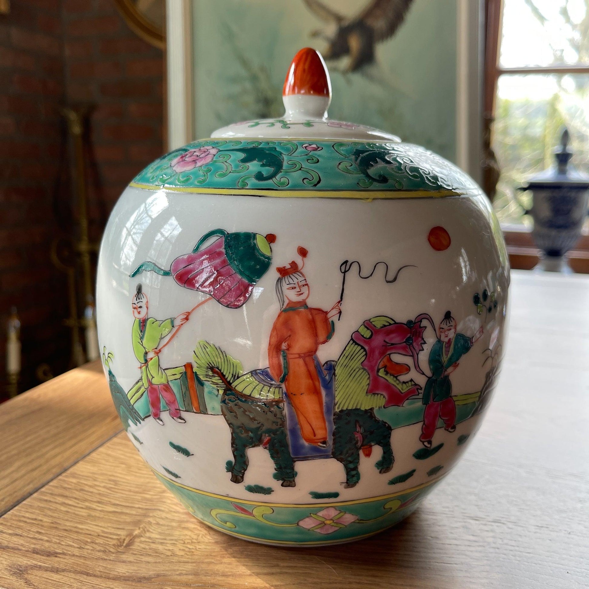 Grote Chinese gemberpot - Bamestra Curiosa