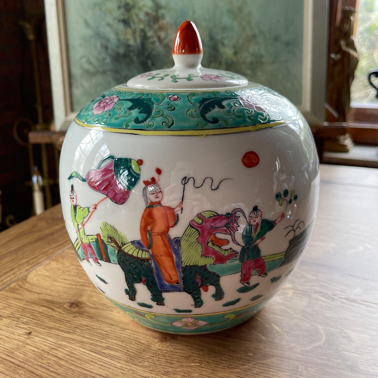 Grote Chinese gemberpot - Bamestra Curiosa