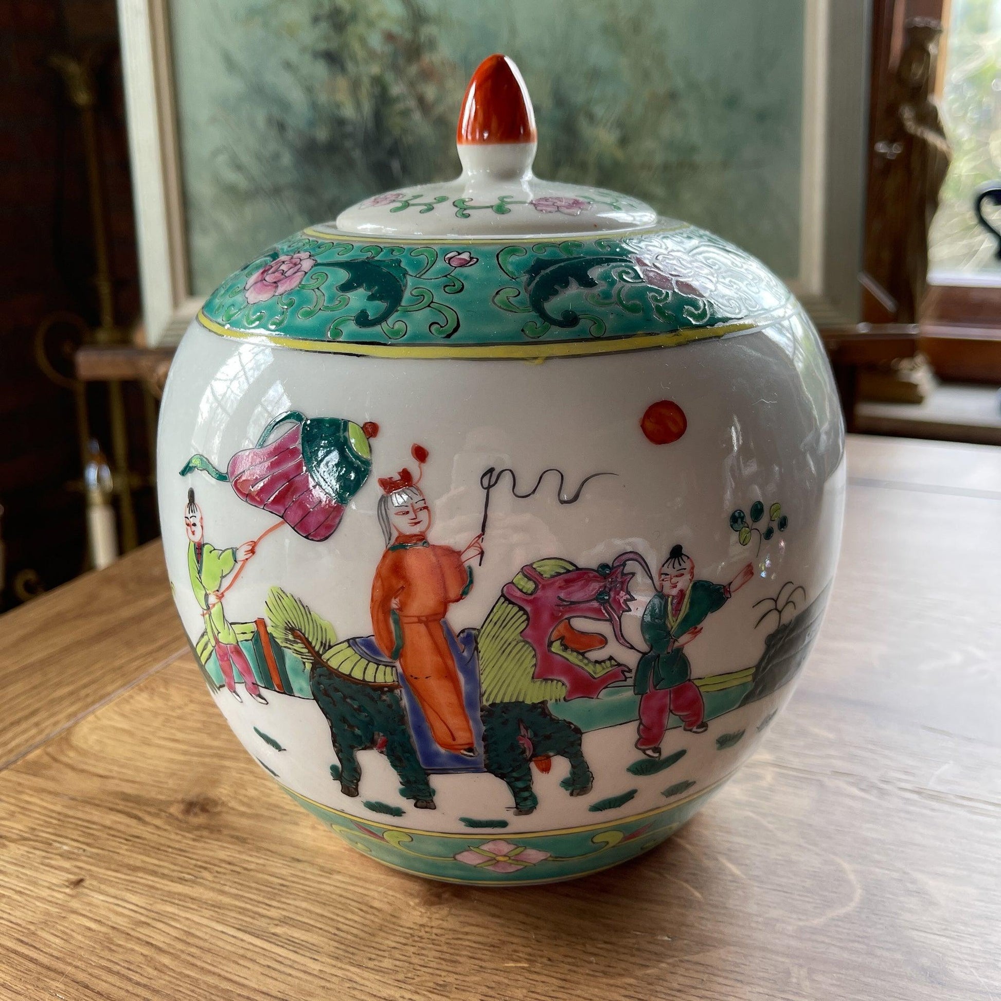 Grote Chinese gemberpot - Bamestra Curiosa