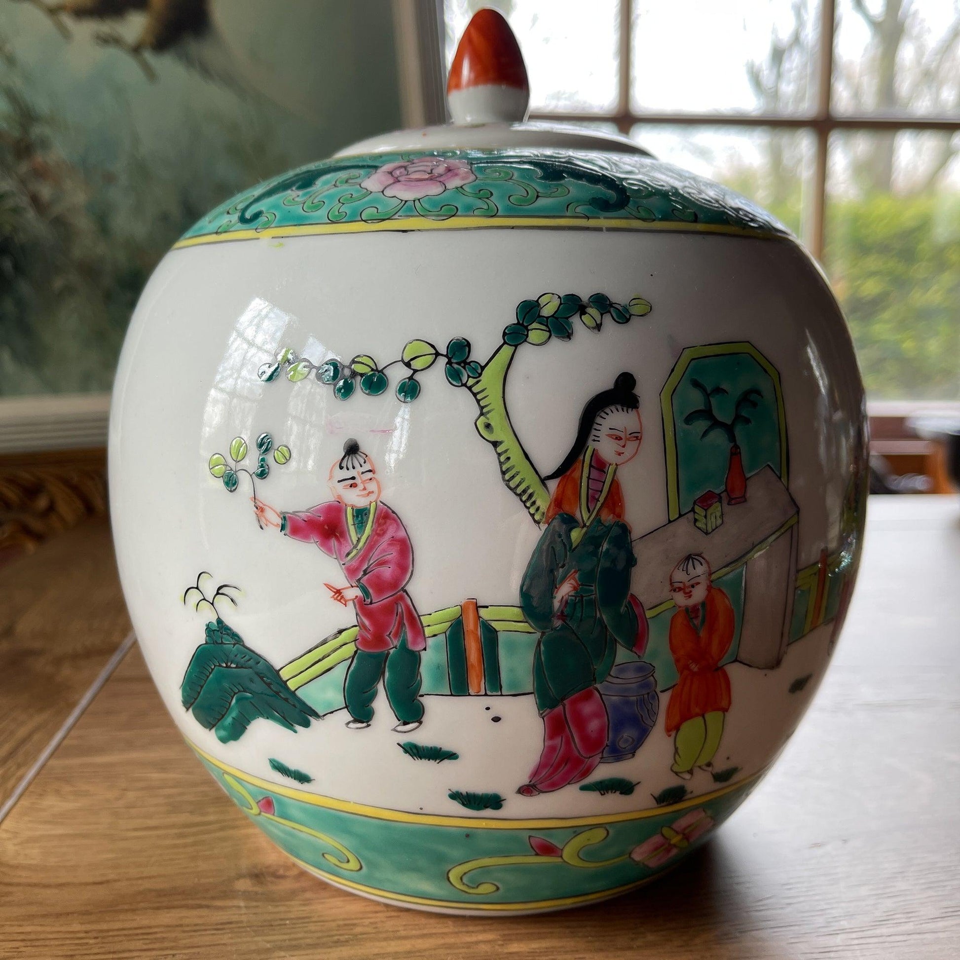 Grote Chinese gemberpot - Bamestra Curiosa