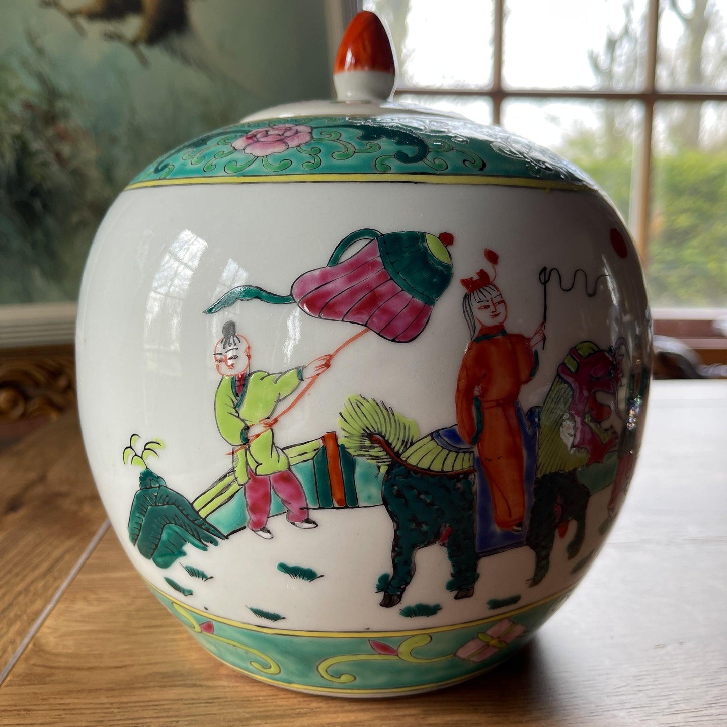 Grote Chinese gemberpot - Bamestra Curiosa