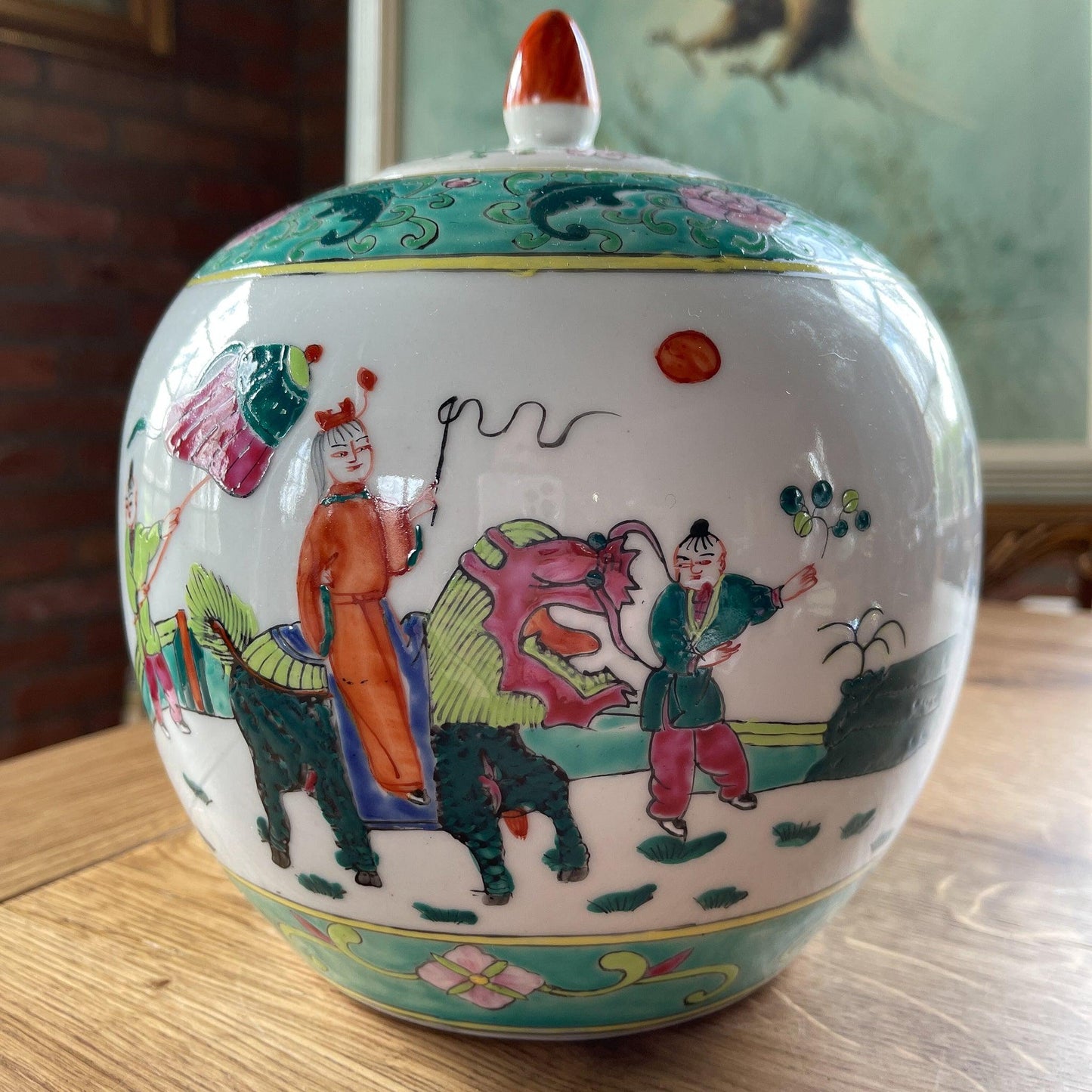 Grote Chinese gemberpot - Bamestra Curiosa