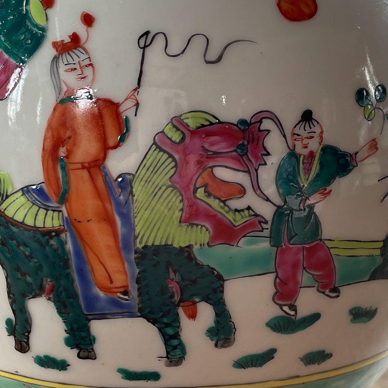 Grote Chinese gemberpot - Bamestra Curiosa