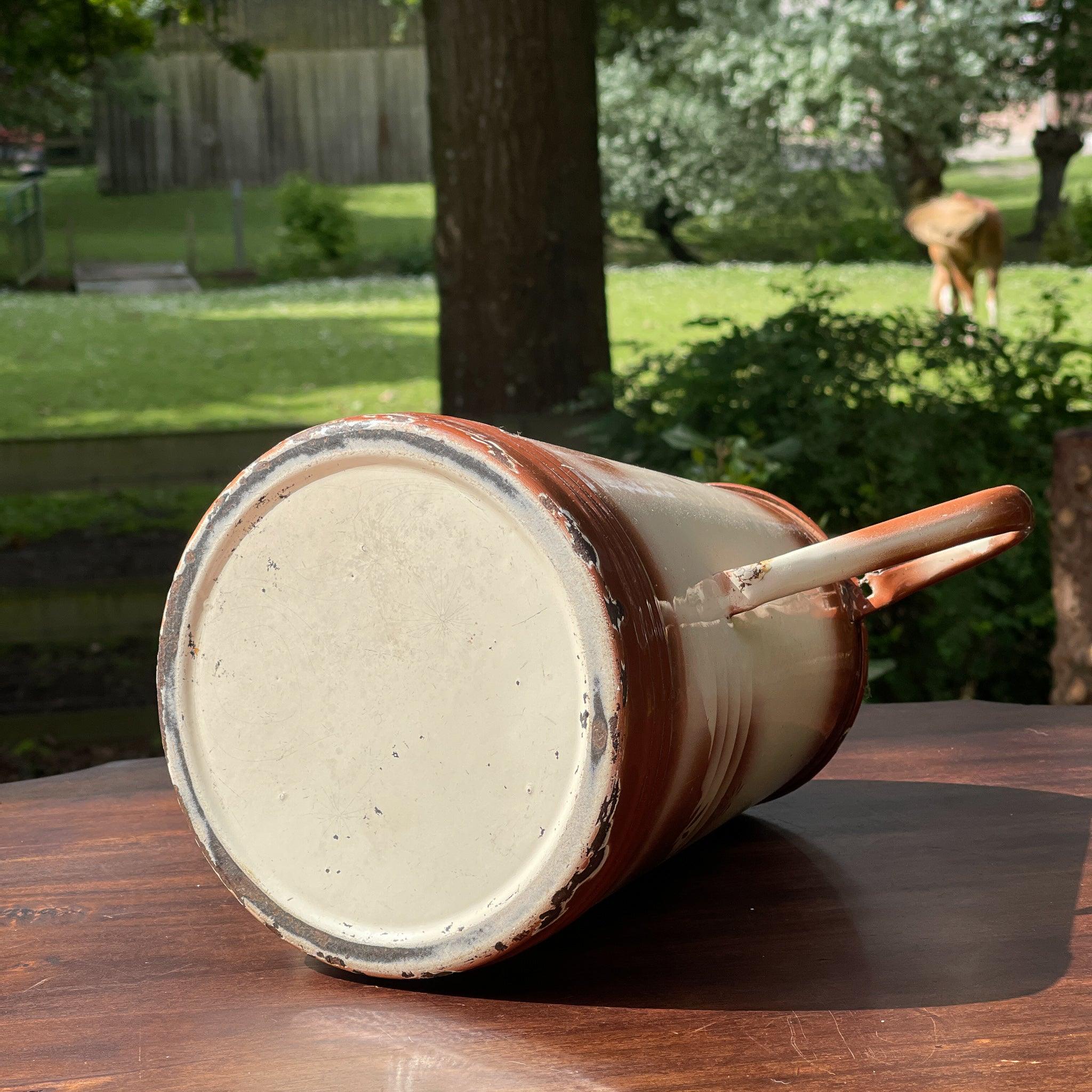 Grote emaille koffiekan / theekan - The Collectionist